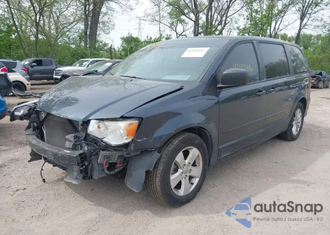 2013 Dodge Grand Caravan Se из США, поврежденный, VIN 2C4RDGBG4DR782491